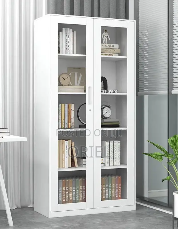 Office Cabinet : Office Full-glass 2-door Filling Cabinet