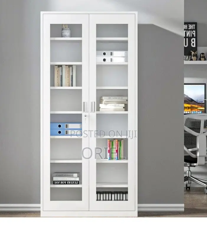 Office Cabinet : Office Full-glass 2-door Filling Cabinet