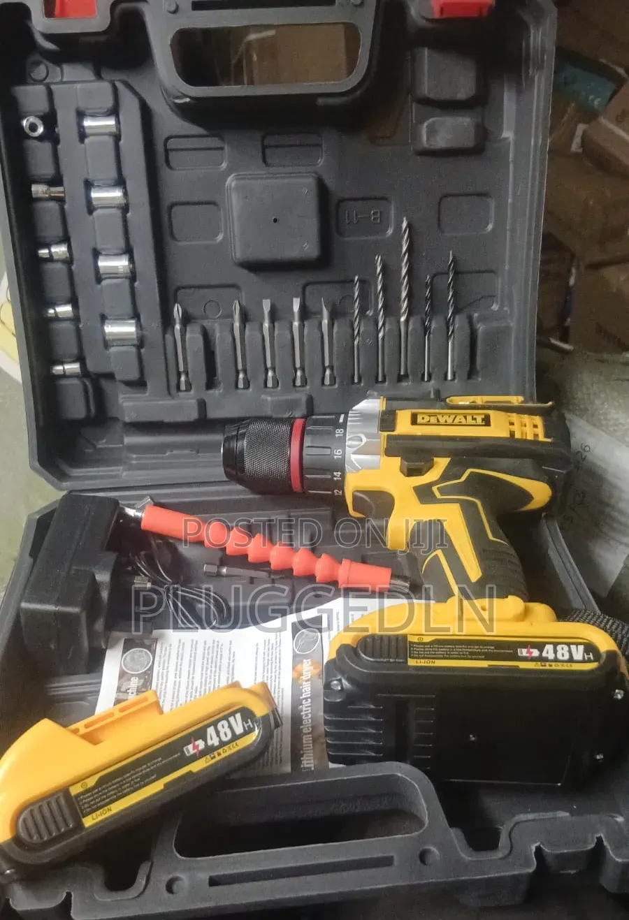 Dewalt Cordless Hammer Drill Set,
