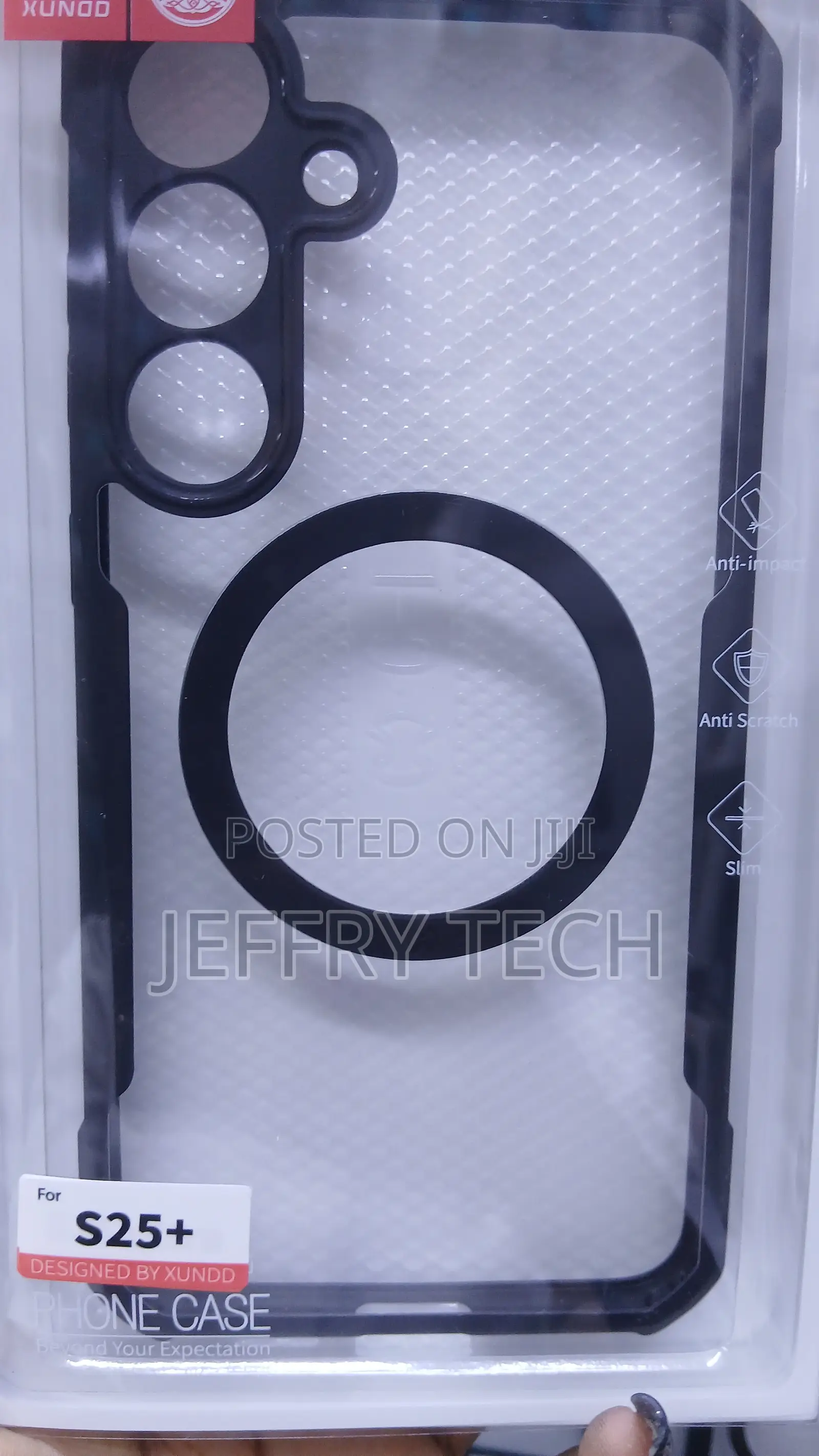 Xundd Shockproof Clear Case Designed for the Samsung Galaxy S25+