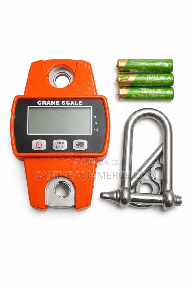 Orange Crane Scale With Accessories - main view