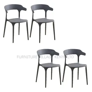 Dining Chair; Indoor-Outdoor Chair Stacking Dining Armless Side Chair