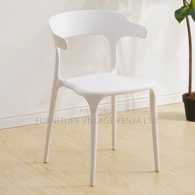 Dining Chair; Indoor-Outdoor Chair Stacking Dining Armless Side Chair