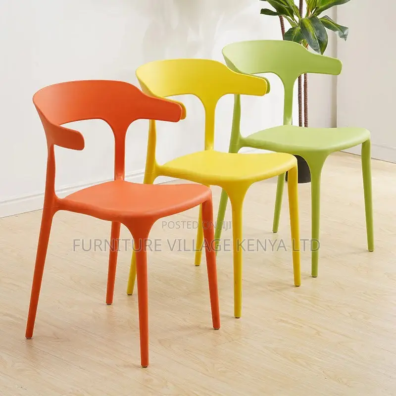Dining Chair; Indoor-Outdoor Chair Stacking Dining Armless Side Chair