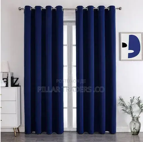 Plain Curtains Set