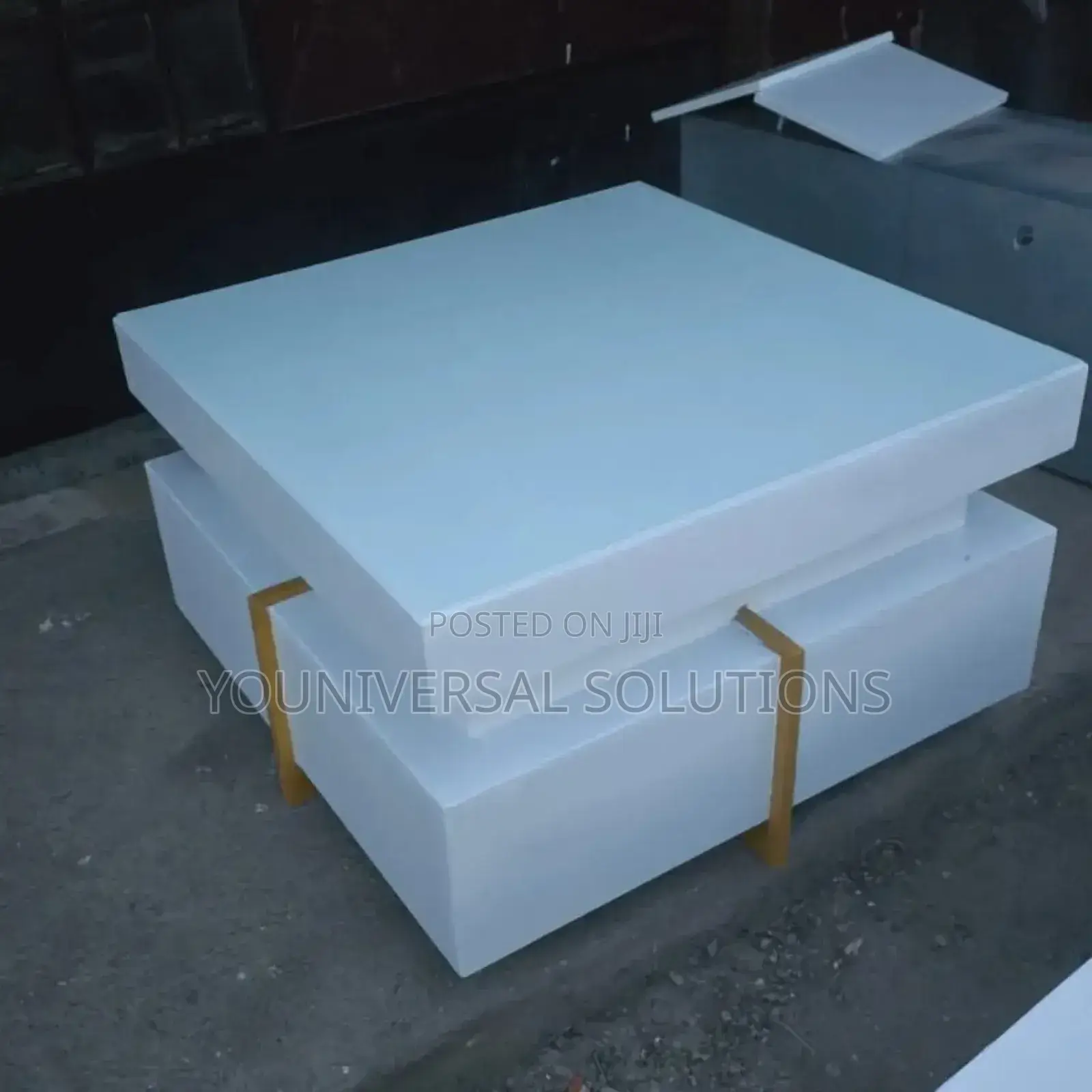 Executive Square Coffee Marble Table