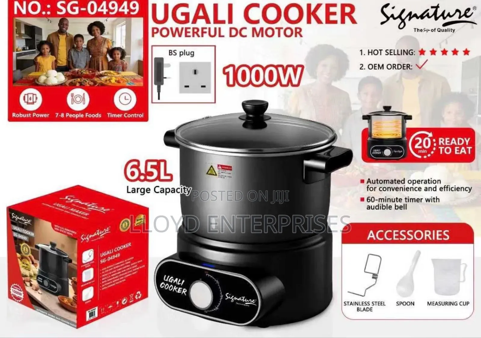 1000watts Signature Ugali Cooker