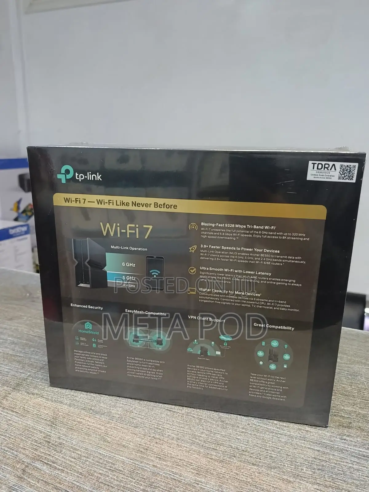 Tp-Link Be550 | Be9300 Tri-Band Wi-Fi 7 Router - Tl-Archer Be550