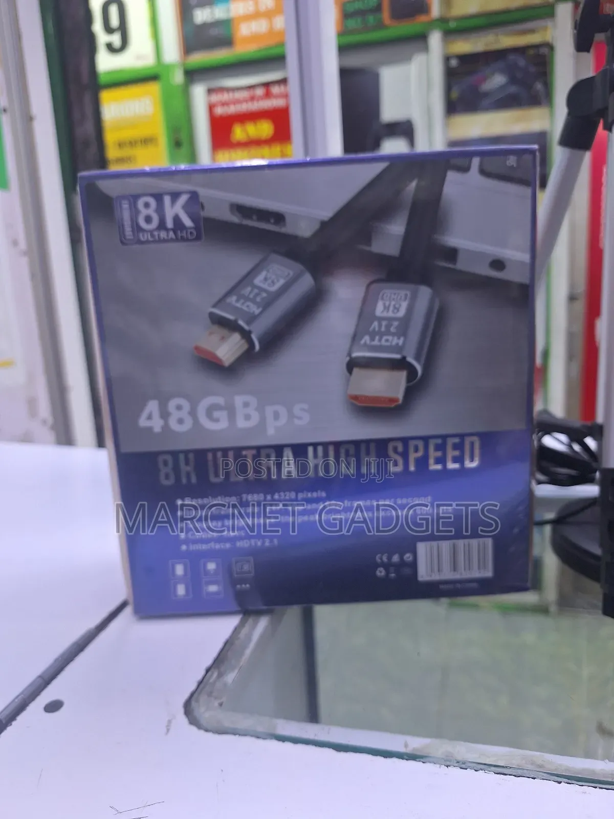 High Speed Resolution Hdmi Cable 20 Meters Long 48 GBPS 2.1 Version