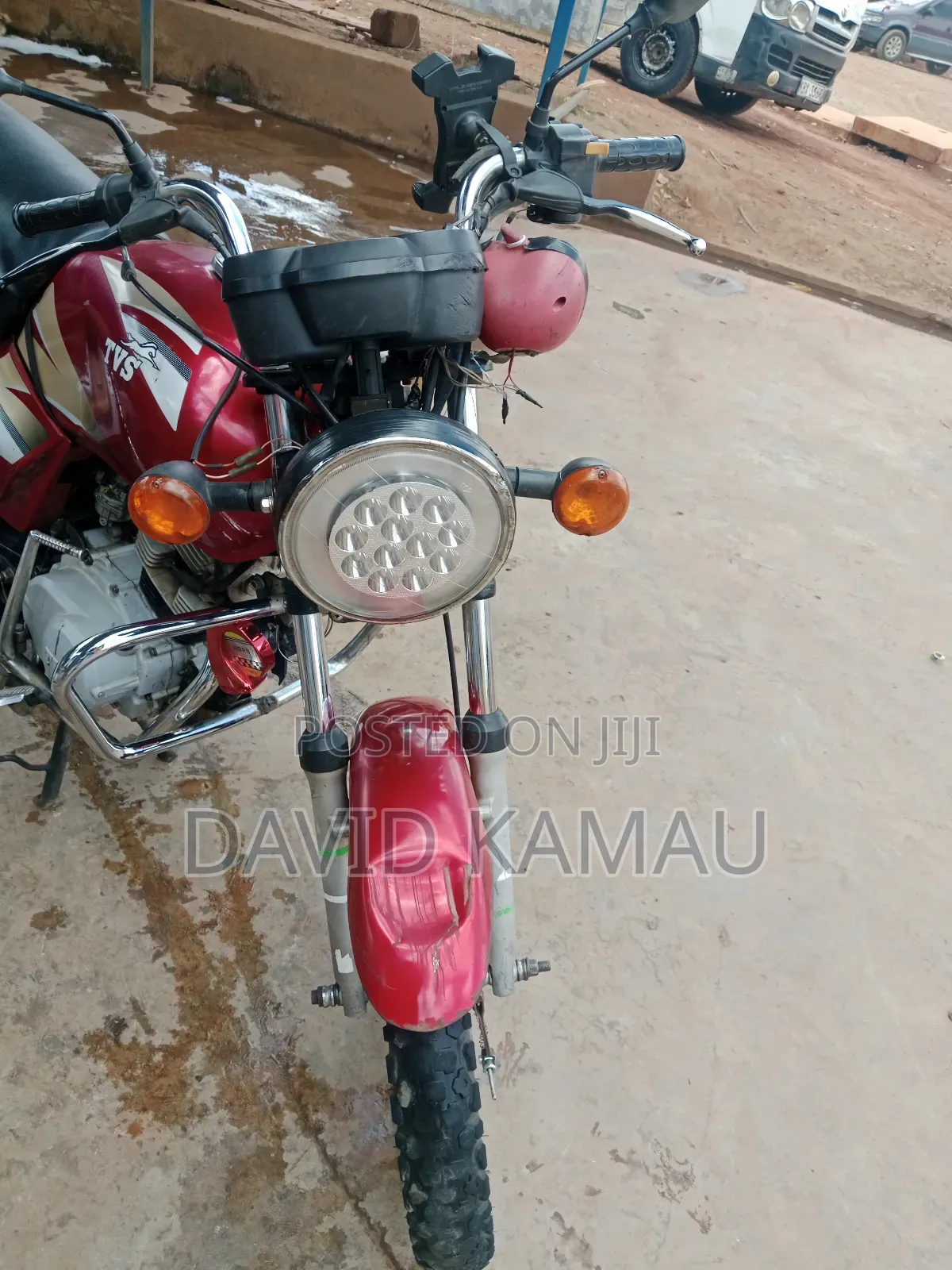 TVS XL 100 2018 Red