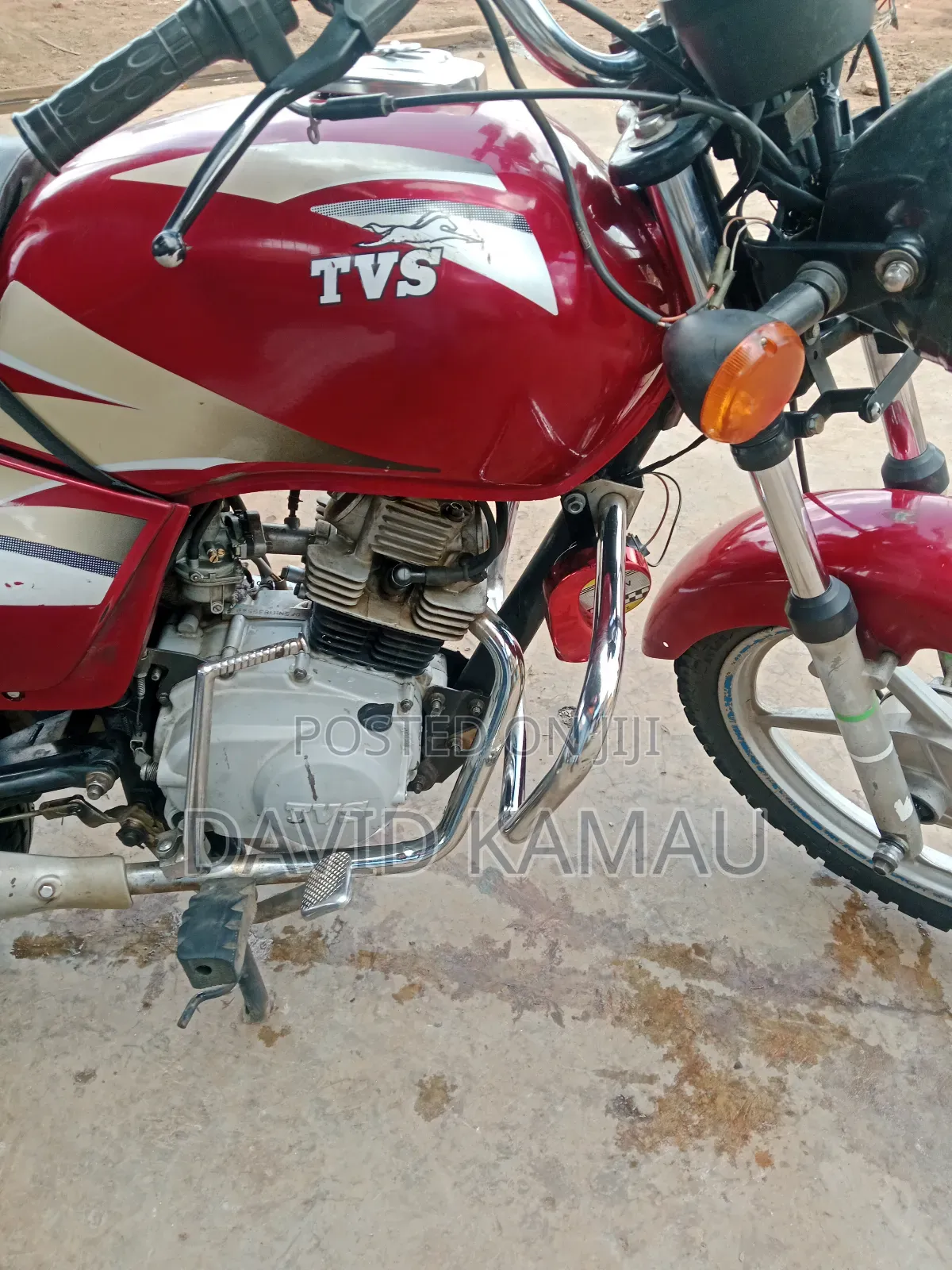 TVS XL 100 2018 Red