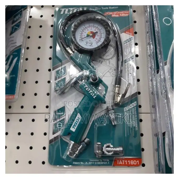 Total Tat11601 Air Tire Inflating Gun Max Pressure:8.5bar(120psi)