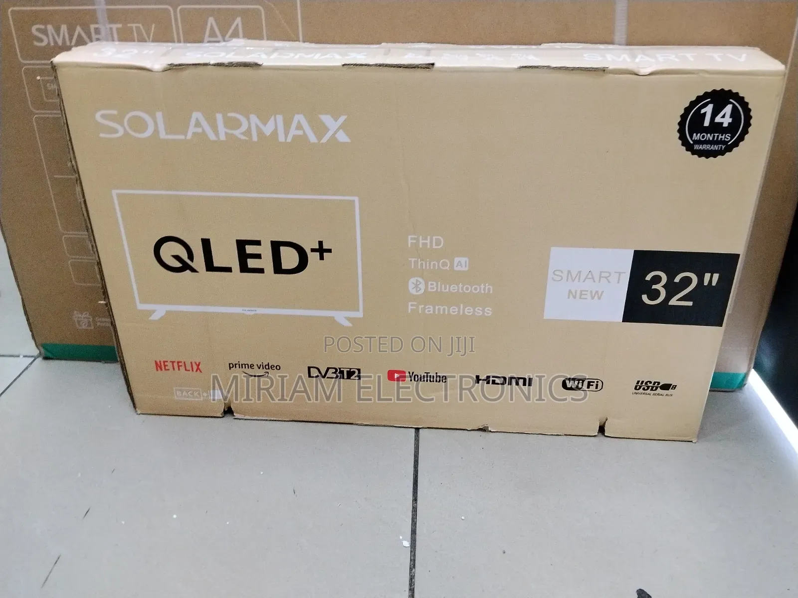 Solarmax 32" Inch FHD Android Tv,Netflix,Decoder,Bluetooth