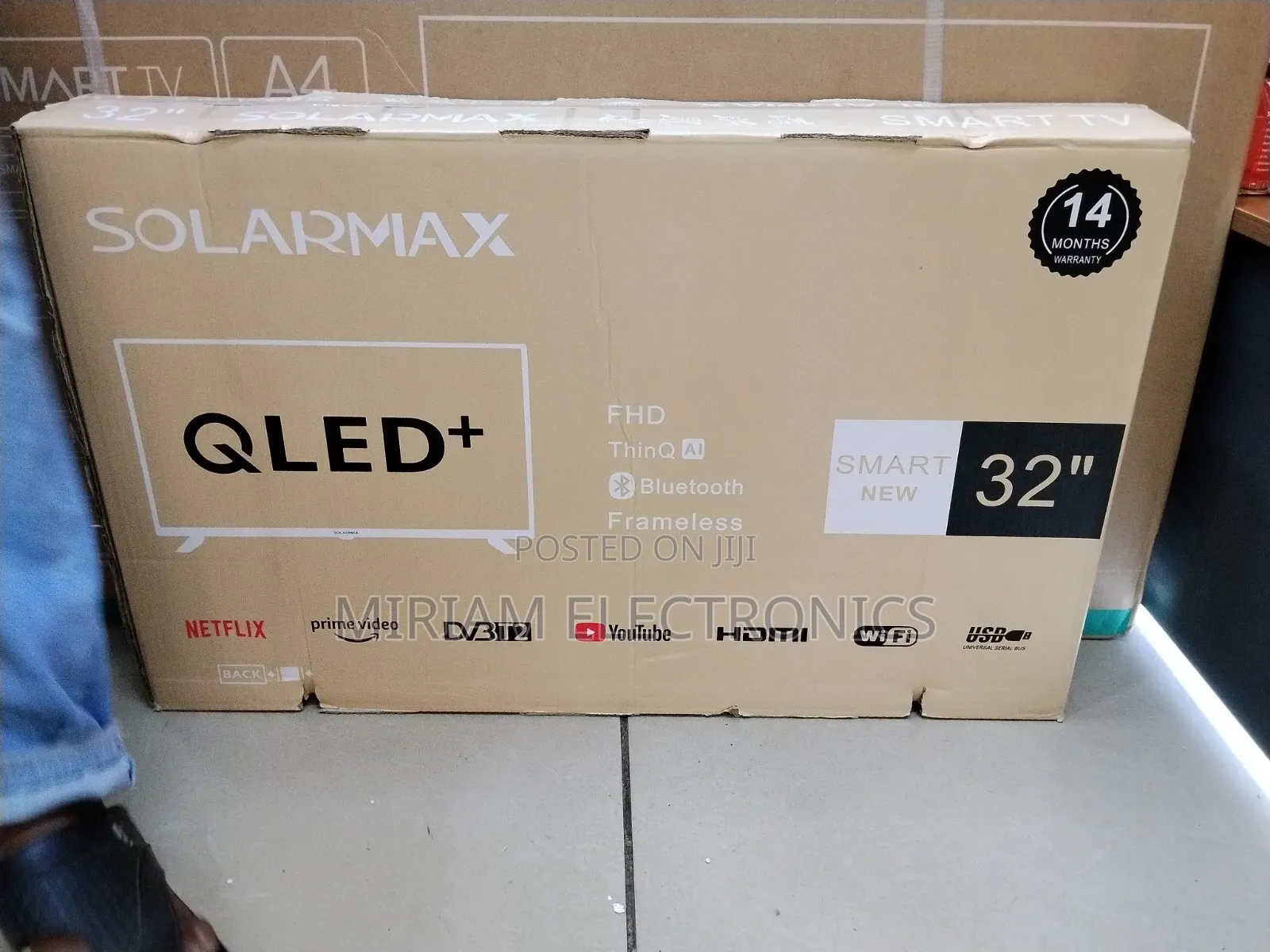 Solarmax 32" Inch FHD Android Tv,Netflix,Decoder,Bluetooth