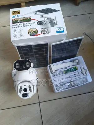 Ubox Dual Lens Dual Screen Solar Power 4g 6mp CCTV