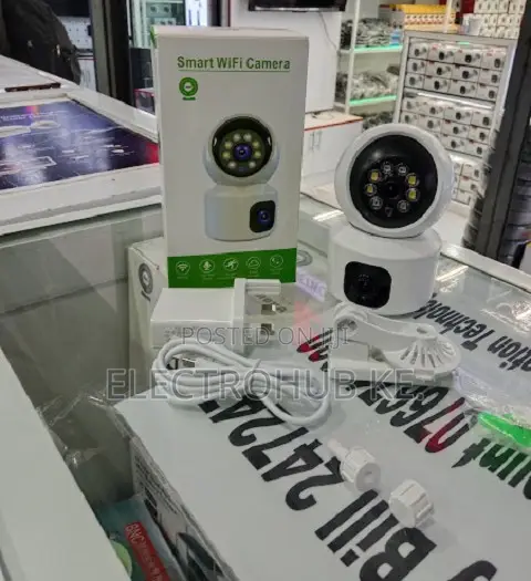 Smart Home V380 PTZ Camera - Dual Lens Motion Detection Audio