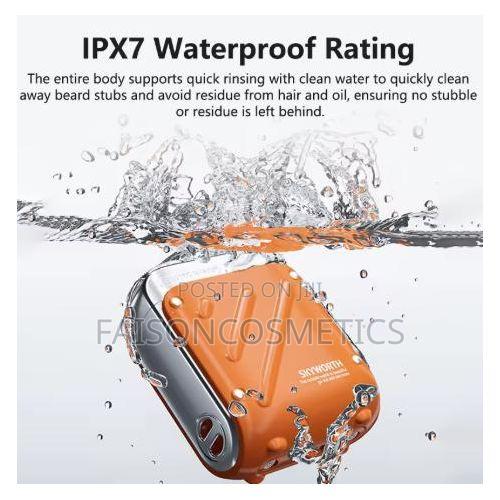 Skyworth Rechargeable Beard Shaver Ipx7 Waterproof Razor Magnetic Dual