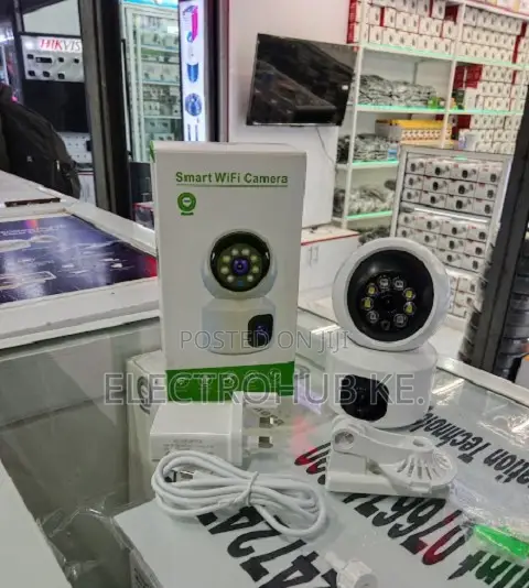 V380 Dual Lens PTZ Camera - Full Room Coverage Smart Security