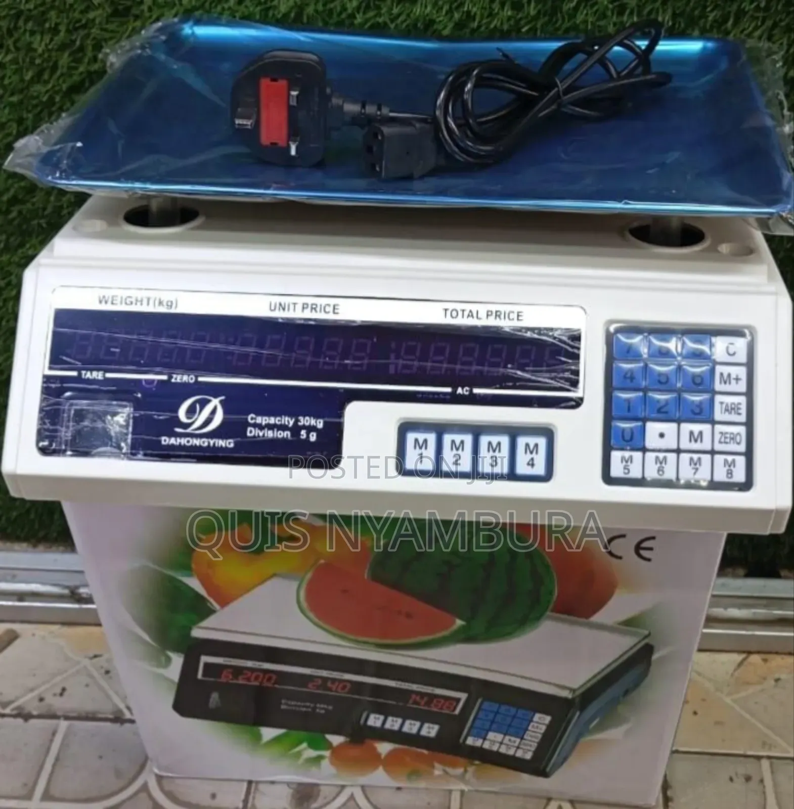 Flat Digital Weighing Scale/ 30kg Armless Weighing Scale