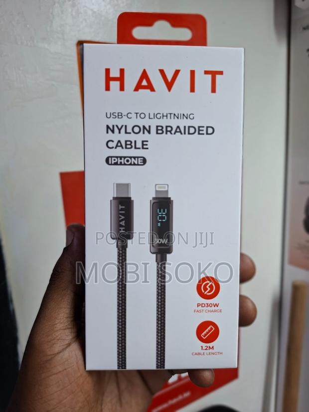Havit Cb6246 Swiftplug Led Type C to Lightning Cable