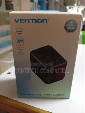 Vention 3-Port Usb (C + a + A) Universal Travel Adapter 20w