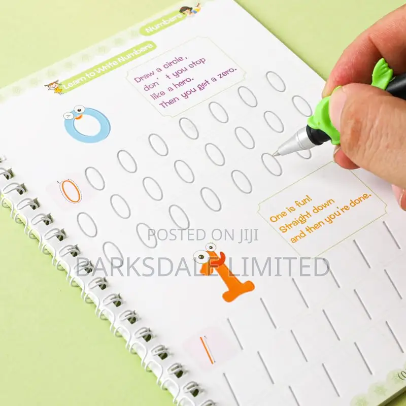 Kids Grooved Handwriting Sank Notebooks 3-5 Magic Writing School