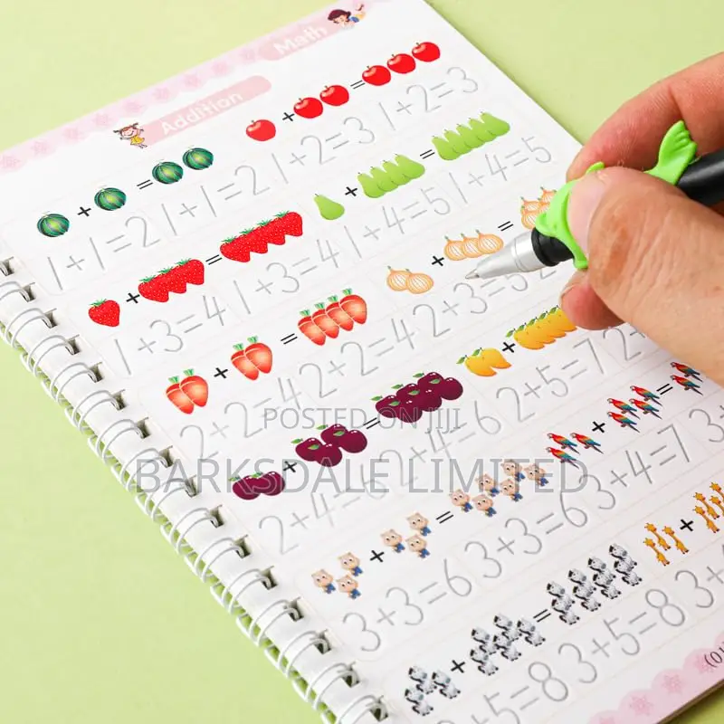 Kids Grooved Handwriting Sank Notebooks 3-5 Magic Writing School