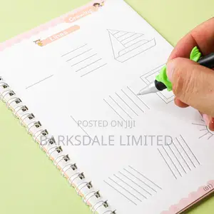 Kids Grooved Handwriting Sank Notebooks 3-5 Magic Writing School