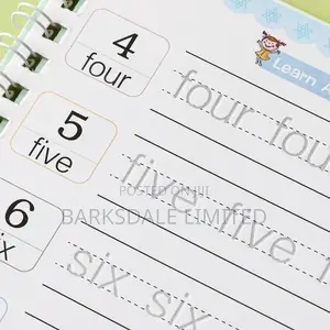 Kids Grooved Handwriting Sank Notebooks 3-5 Magic Writing School