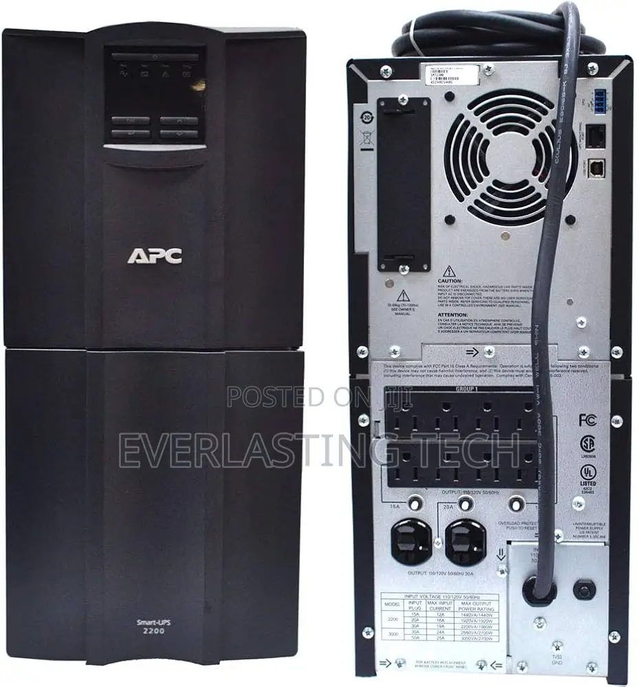 Apc Smt2200ic 2200 Va 1980 Watts Smart-Ups 2200va LCD 230v
