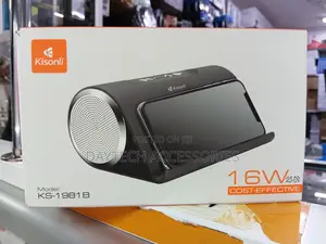 Kisonli Ks-1981b Portable Bluetooth Speaker - Black