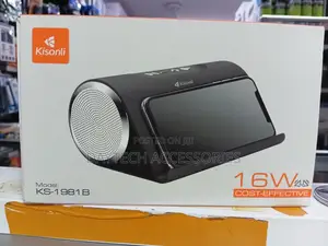 Kisonli Ks-1981b Portable Bluetooth Speaker - Black