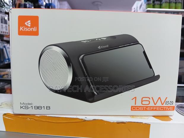 Kisonli Ks-1981b Portable Bluetooth Speaker - Black - thumbnail 3