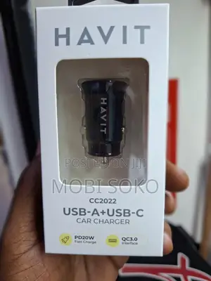 Havit Cc2022 Super Mini Fast Charging Car Charger