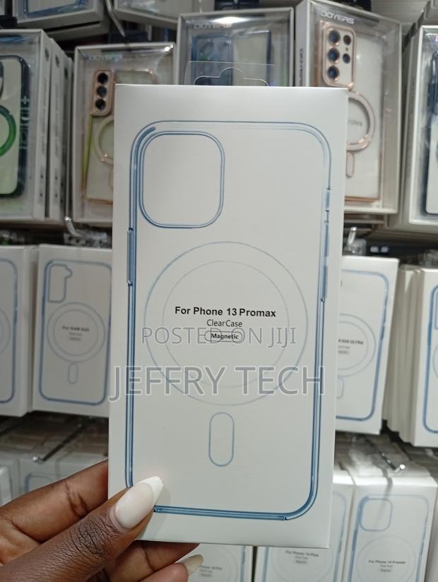 Clear Magnetic Protective Case for Apple iPhone 13 Pro Max