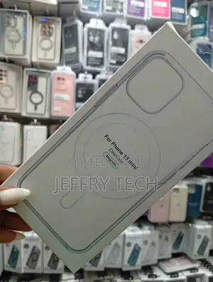 Clear Magnetic Case Specifically for Apple iPhone 13 Mini.