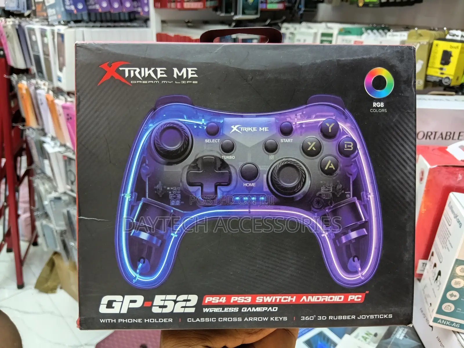 Xtrike Me Gp-52 Wireless Mobile Gamepad Designed For Gaming.
