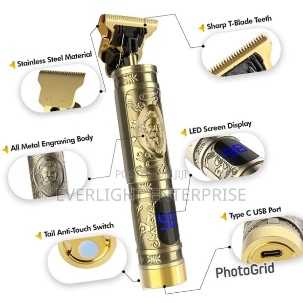 Rechargable Vintage T9 Professional Trimmer Shaver