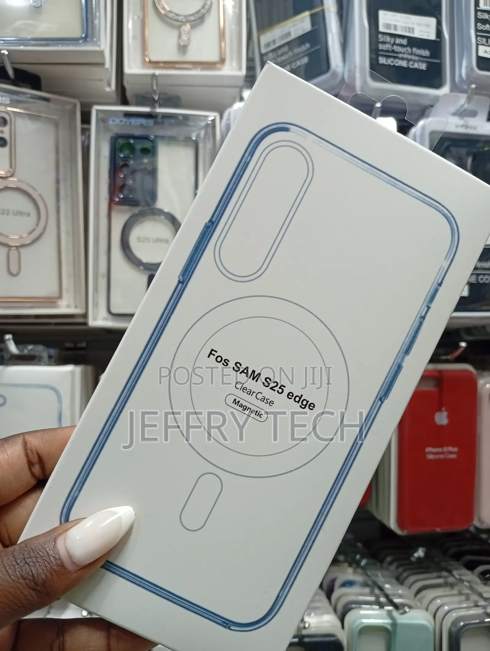 Dyers Clear Magnetic Case for the Samsung Galaxy S25 Edge