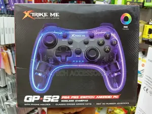 Xtrike Me Gp-52 Wireless Gamepad For Mobile / Pc / Ps4 Transparent.