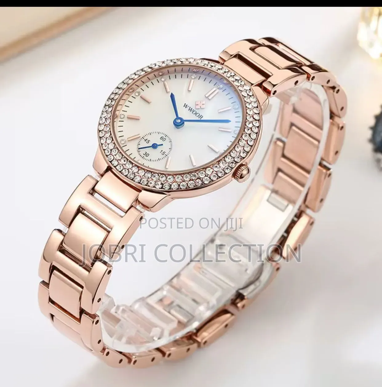 Wwoor White Face Ladies Wrist Watch