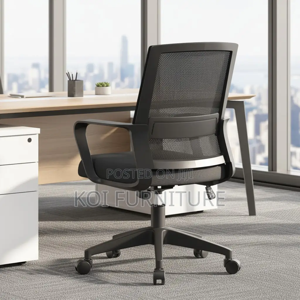 Office Chair : Medium Back Captain Mesh Office Chairs