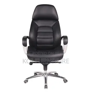 Office Chair : MRC Boss High-Back Leather Executive Office Chair I
