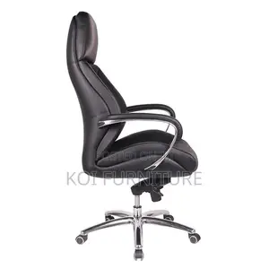 Office Chair : MRC Boss High-Back Leather Executive Office Chair I