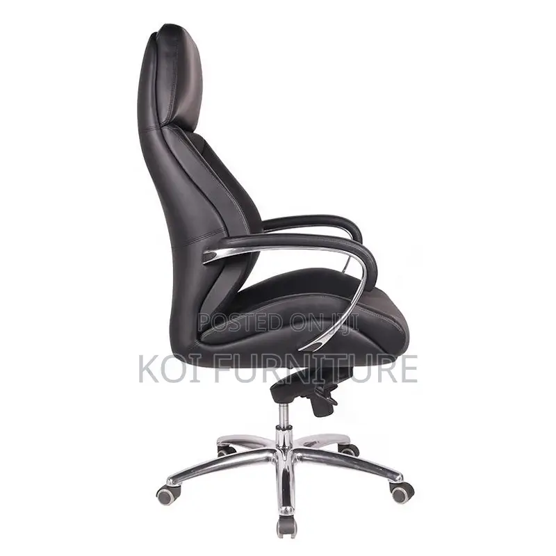 Office Chair : MRC Boss High-Back Leather Executive Office Chair I