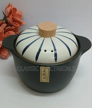 *Ceramic Casserole Cooking Pot With Lid