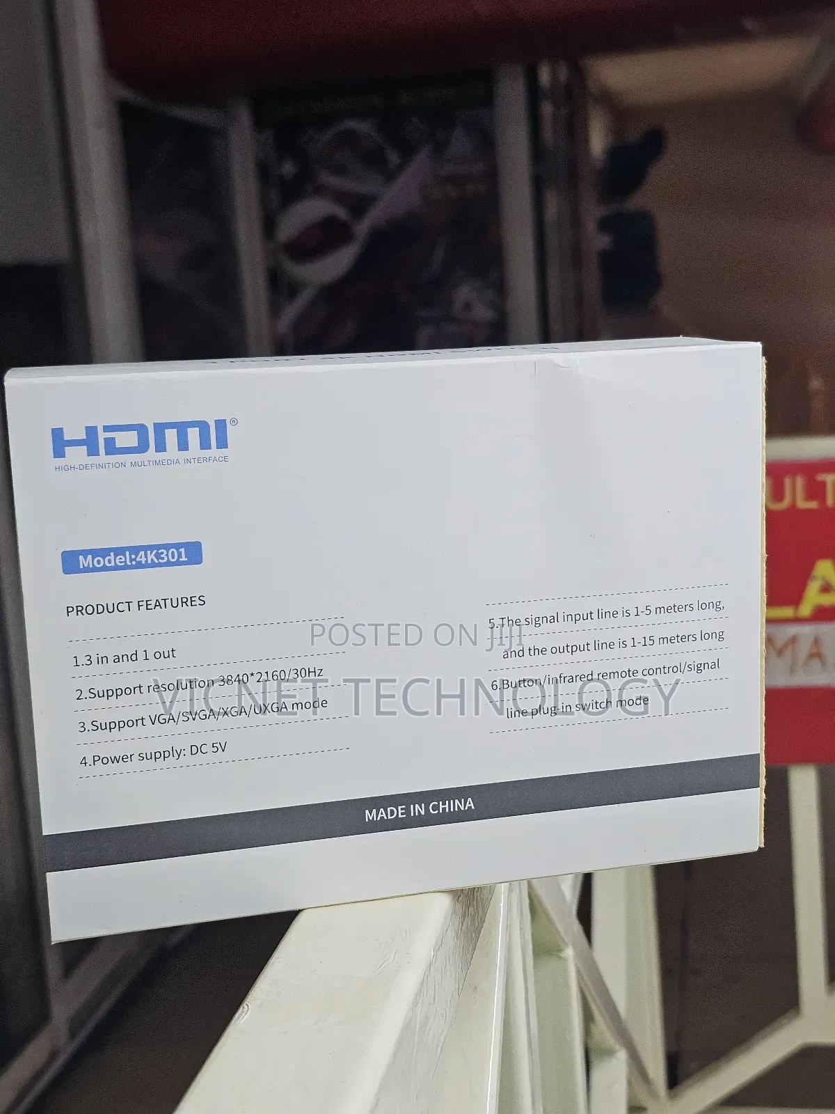 Full Hd 3 Port Hdmi Switch