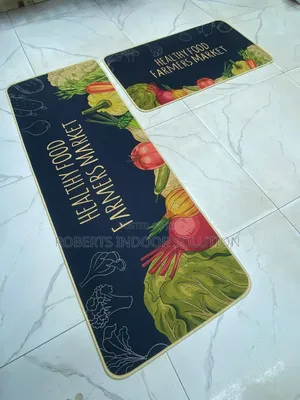 Fruit and Vegetable Pattern Floor Mat