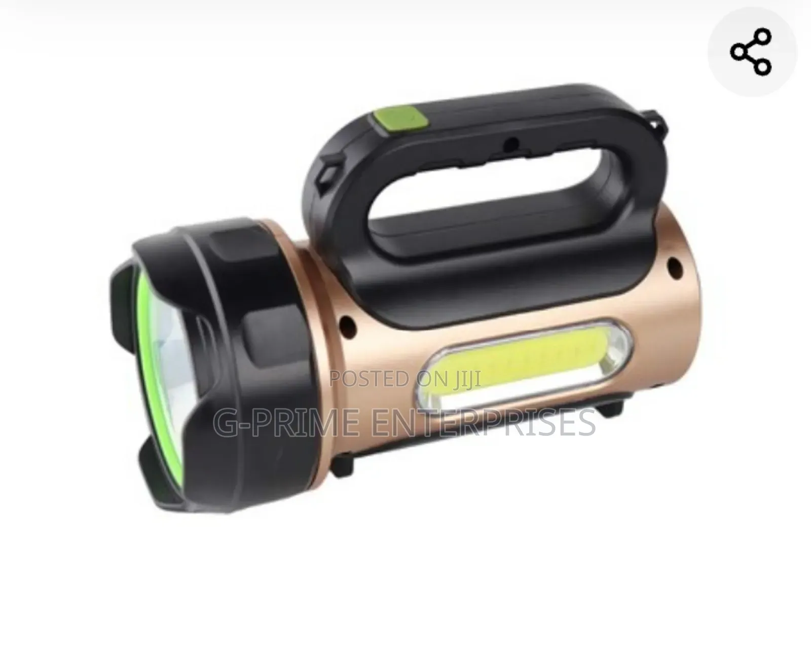 Rechargeable Spotlight Torch With Solar