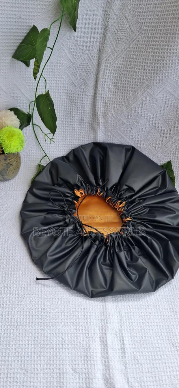 Protective Satin Lined Shower Cap - main view
